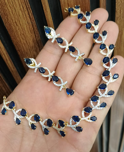 Multi Color Leaf Stones set New & Unique design